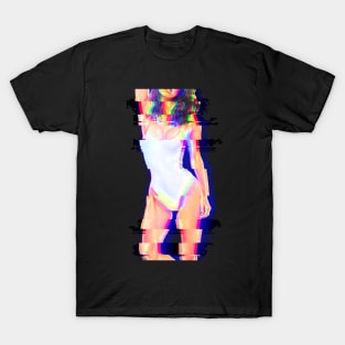 RETRO GLITCH GIRL #3 T-Shirt